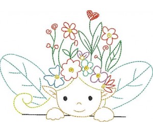 Stickdatei - Frühlingsfreunde Drache